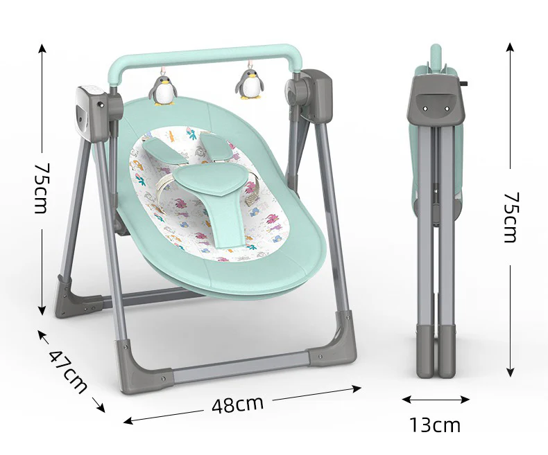 baby swing bed size