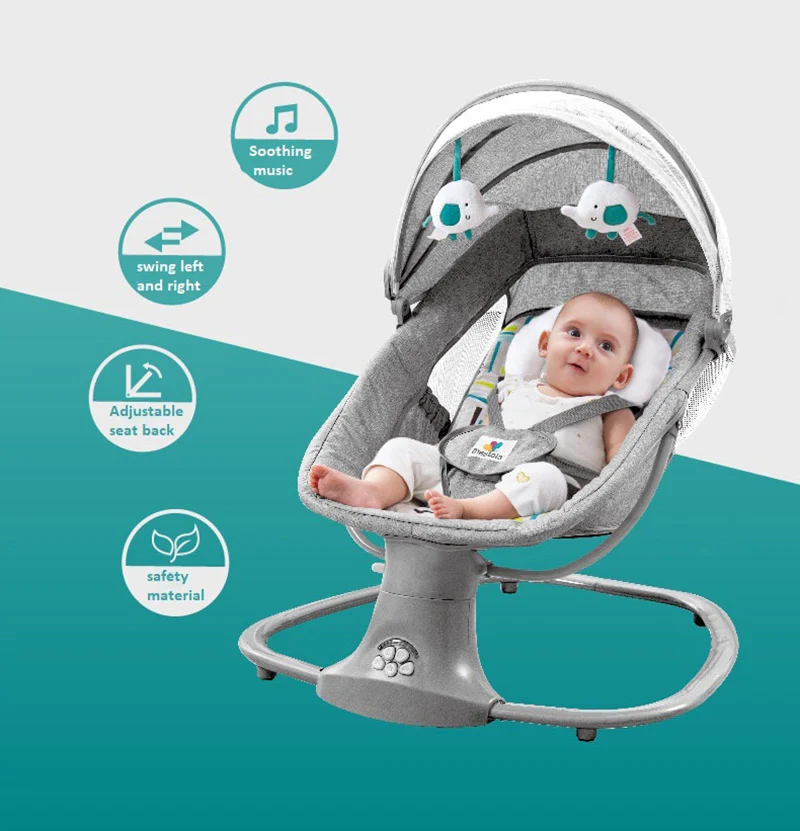 Adjustable Infant Swing Rocker Chair